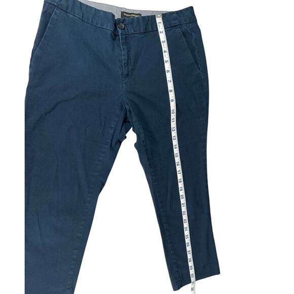 Banana Republic Hampton Fit Petite Size 8P Stretchy 97% Cotton 3% Elasthane Blue - Picture 6 of 8